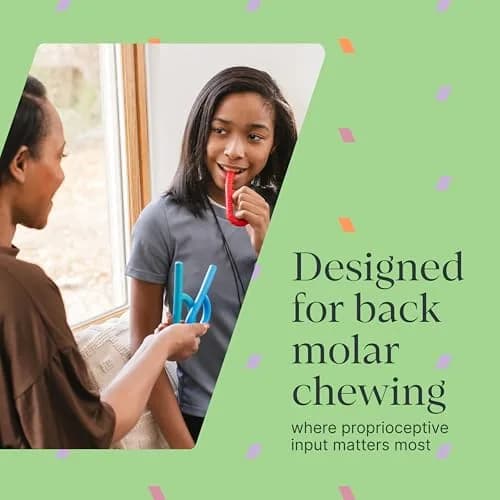 ARK Therapeutic Textured Grabber Sensory Chew XXT Very Firm Royal Blue | Oral Motor Therapy Tool for Adults & Kids thumbnail 6