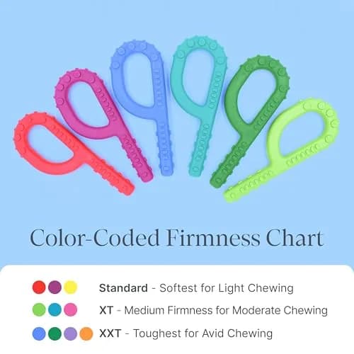 ARK Therapeutic Textured Grabber Sensory Chew XXT Very Firm Royal Blue | Oral Motor Therapy Tool for Adults & Kids thumbnail 7