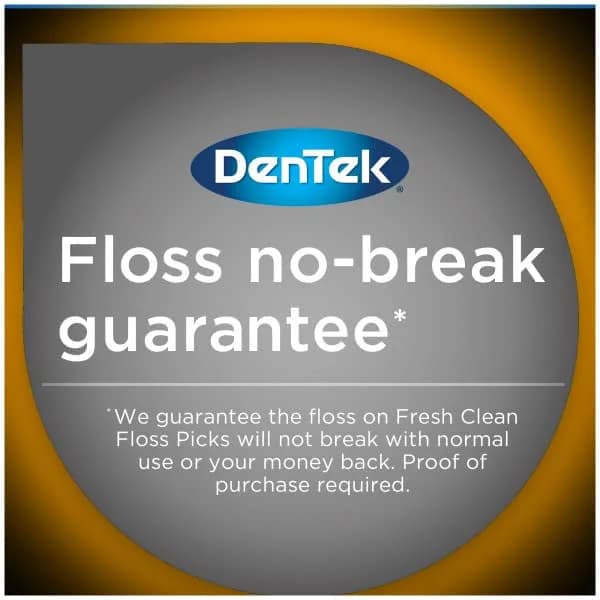 DenTek Complete Clean Easy Reach Floss Picks, Mouthwash Blast Flavor, 150 Count (75 Count x 2) | Advanced Fluoride Coating thumbnail 11