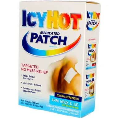 Icy Hot Extra Strength Medicated Patch, Small, 5 Count Box, 2 Count | Targeted Pain Relief for Muscle Strains & Arthritis thumbnail 6
