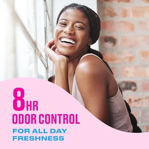 Carefree Long Unscented Panty Liners for Women, 92 Count | Odor Control & Breathable Cotton thumbnail 5