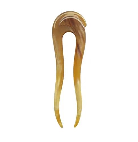 Marycrafts Buffalo Horn Hair Fork Hair Stick Hairpin Hair Accessories | Hand Carved Organic Horn, Gentle & Durable (14cm) thumbnail 1