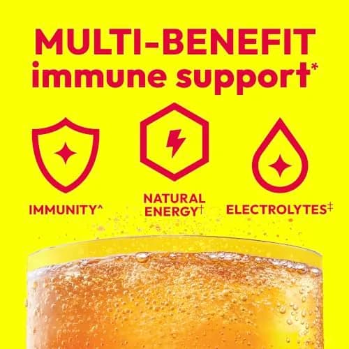Emergen-C Super Orange 1000mg Vitamin C Powder 60 Count (19.2 oz) | Daily Immune Support with Zinc & B Vitamins thumbnail 2