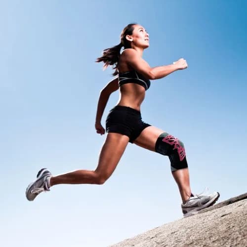DonJoy Reaction Web Knee Brace with Compression Sleeve for Front Knee Pain & Arthritis, Pink, X-Large/2X-Large | Medical Grade Support thumbnail 4