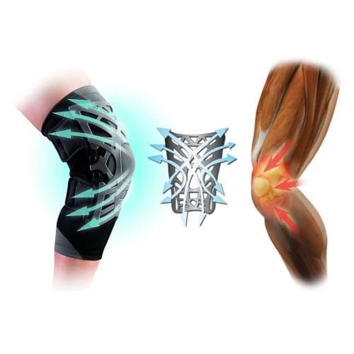 DonJoy Reaction Web Knee Brace with Compression Sleeve for Front Knee Pain & Arthritis, Pink, X-Large/2X-Large | Medical Grade Support thumbnail 3