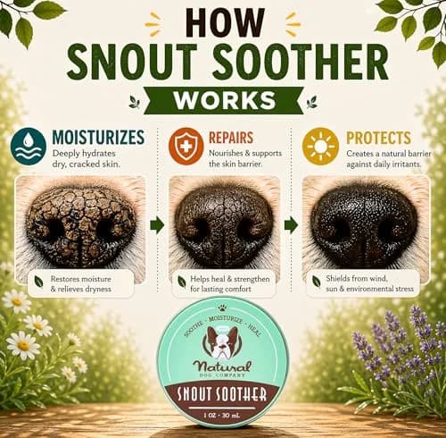 Natural Dog Company Snout Soother 0.15 oz Travel Stick | Nourishing Nose Balm for All Breeds thumbnail 5