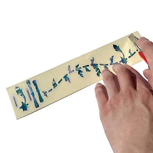 Inlaystickers Tree of Life Guitar Fret Markers - Abalone Mix (1 Sticker Sheet) | Realistic Inlay Look thumbnail 5