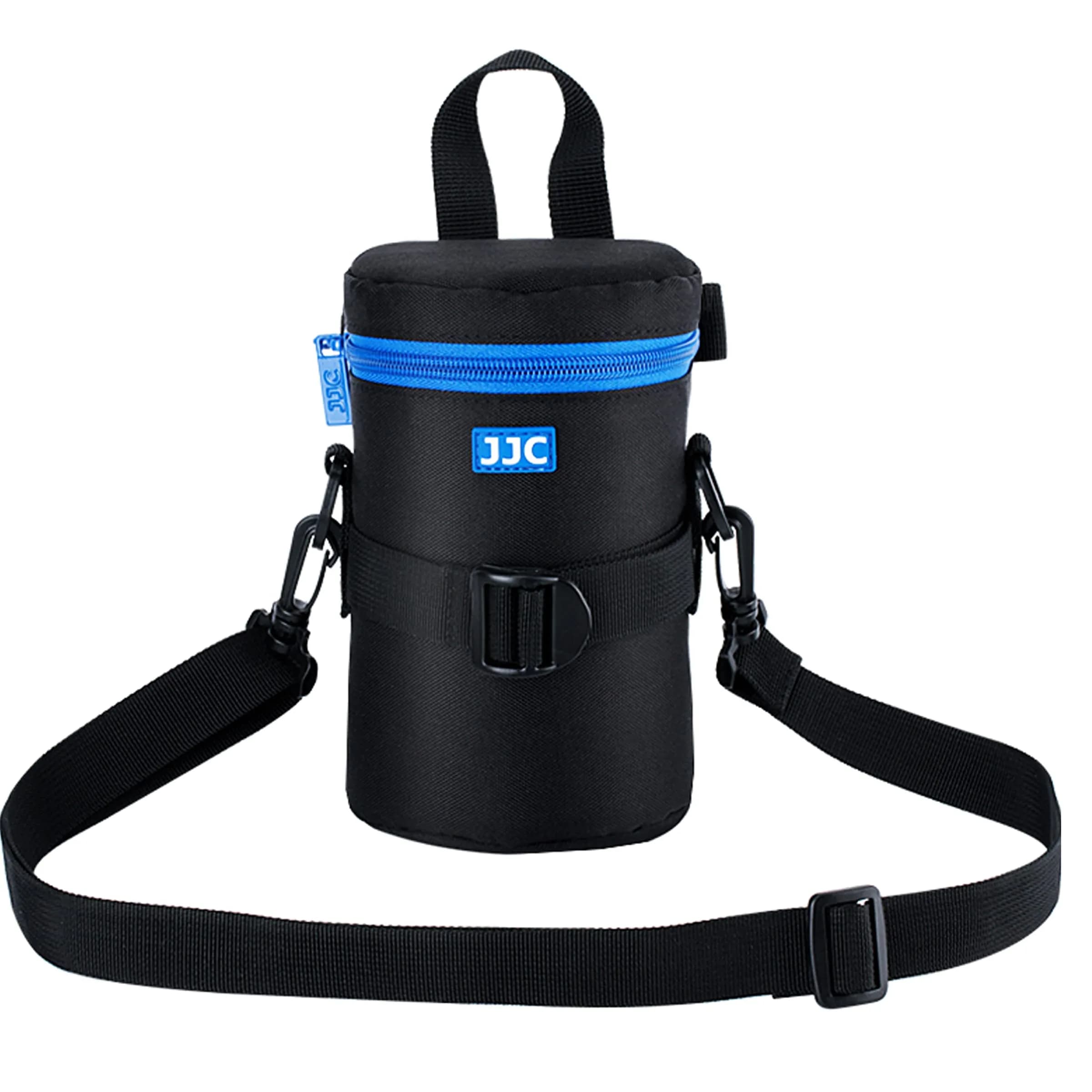 JJC Deluxe Lens Pouch Case Bag for Canon EF 70-200mm 1:4L USM ULTRASONIC/EF 28-300mm 1:3.5-5.6 L IS USM/EF 70-300mm 1:4-5.6L IS USM/NIKON AF-S NIKKOR 70-200mm 1:4G ED VR | Water-Resistant, Heavy-Duty Polyester, 1 Year Warranty