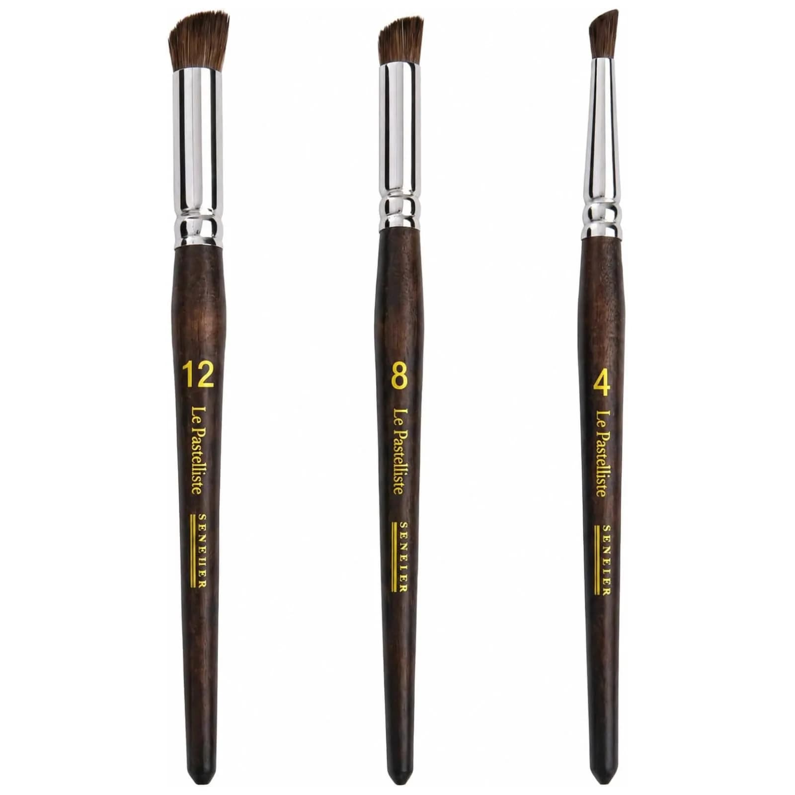 Sennelier Le Pastelliste Pastel Brush Set 3Pc | Professional Artist Brushes for Soft Pastel & Charcoal - main product image
