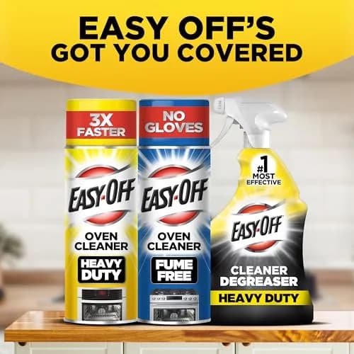 Easy-Off Heavy Duty Oven Cleaner Spray 14.5 oz (6-Pack, Lemon) | Tough Grease & Baked-On Food Removal thumbnail 6