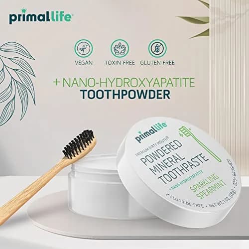 Primal Life Organics - Dirty Mouth Toothpowder Spearmint 1 oz | Organic, Vegan, Paleo Oral Care thumbnail 7