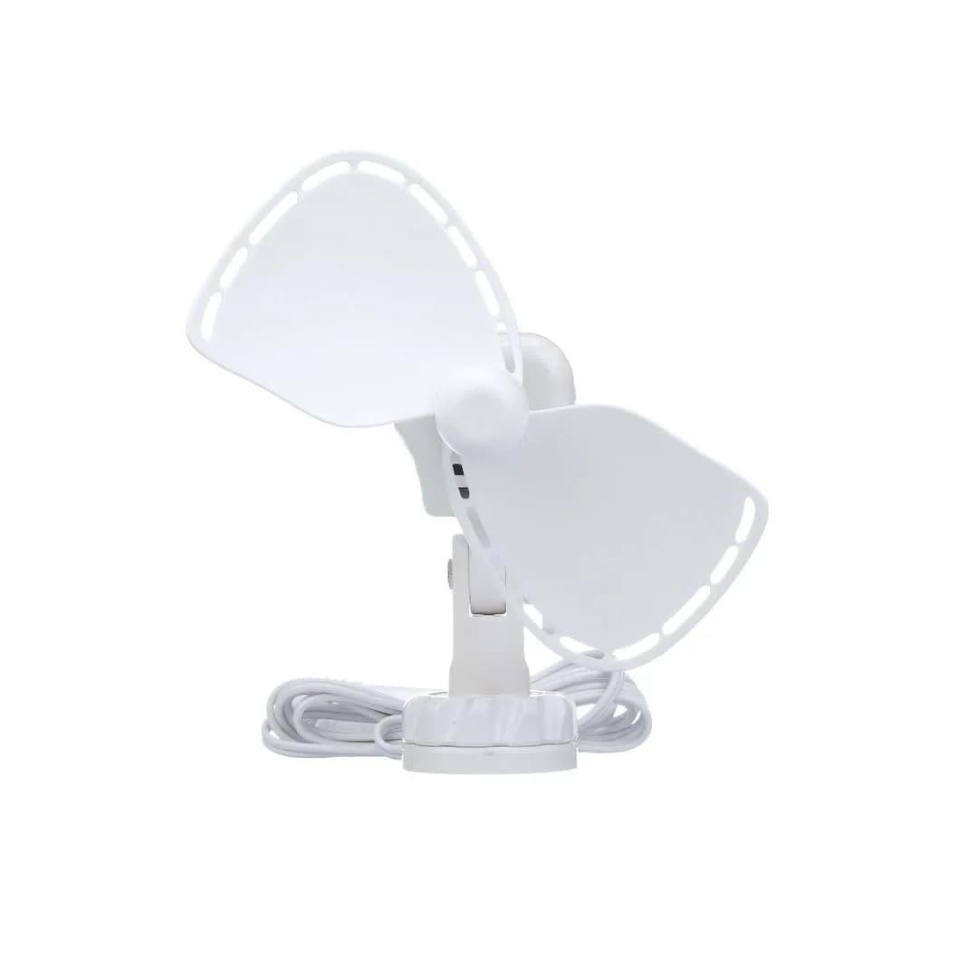 SEEKR Ultimate 757 24V Fan - Direct Wire - White | 18 cm (7") Quiet Airflow