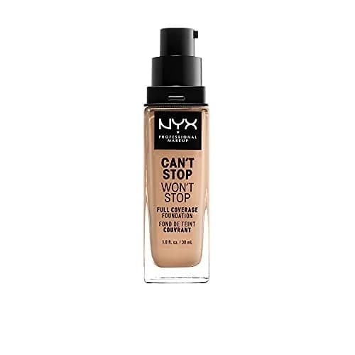 NYX PROFESSIONAL MAKEUP Can't Stop Won't Stop Foundation True Beige 30ml (1 Fl Oz) | Full Coverage Matte Finish thumbnail 1