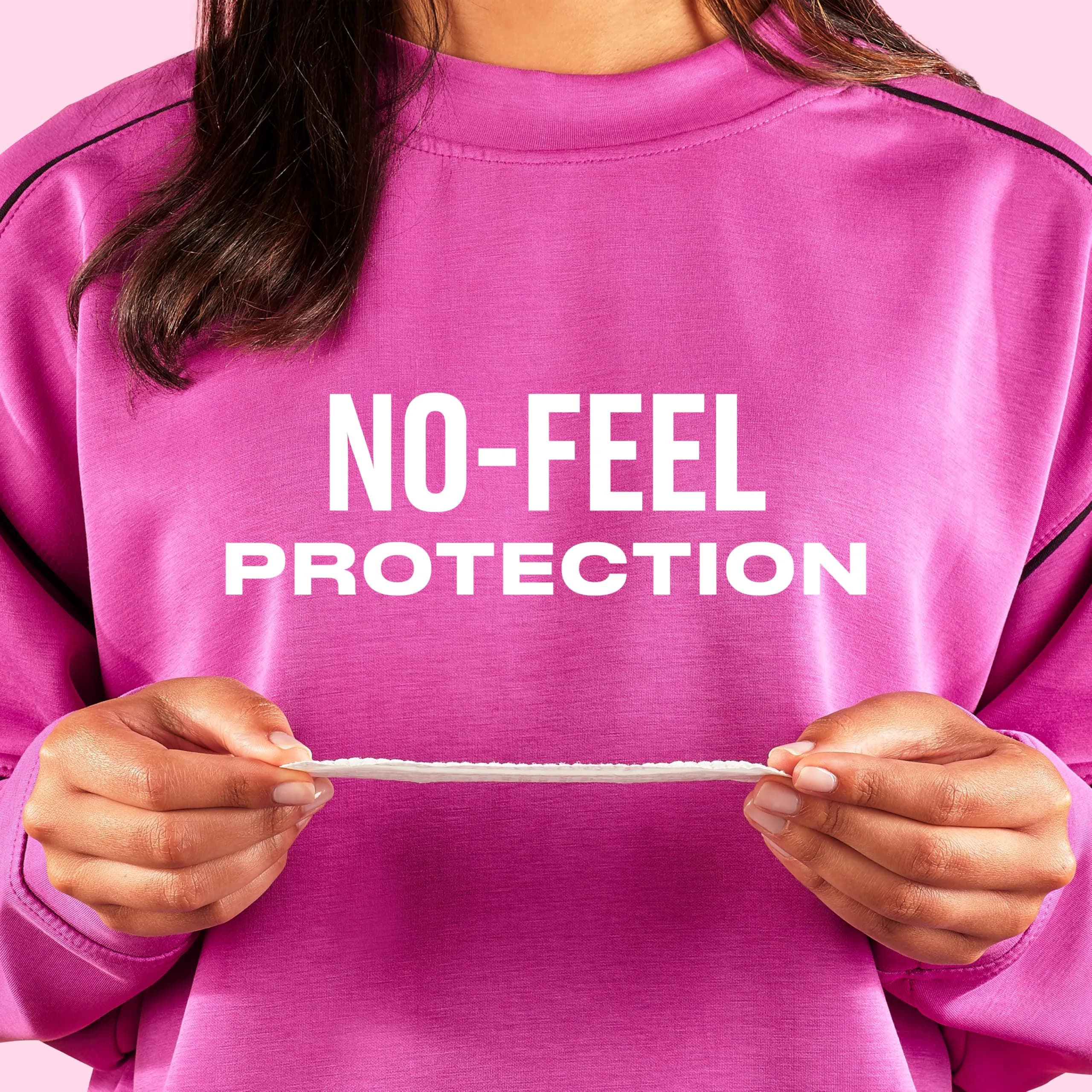 Carefree Extra Long Panty Liners Wrapped Unscented, 93 Count | Daily Feminine Protection for Light Periods and Leaks thumbnail 8