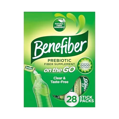 Benefiber On The Go Prebiotic Fiber Supplement Powder 196g (5.82 oz) | Digestive Health Support thumbnail 1