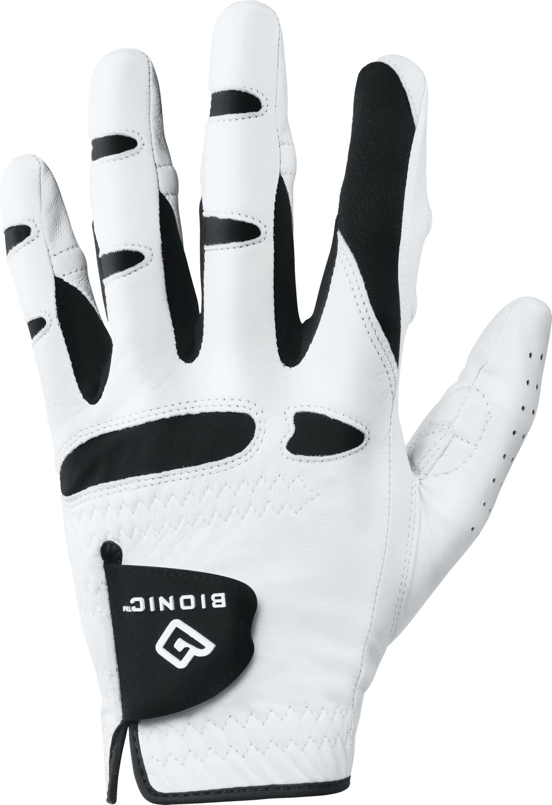 Bionic StableGrip Golf Glove - White (X-Large, Left) | Superior grip & durability for golfers — Large