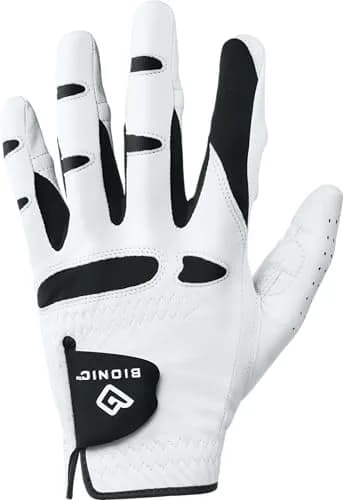 Bionic StableGrip Golf Glove - White (Medium/Large, Left) | Superior Grip & Comfort for Indian Golfers thumbnail 1