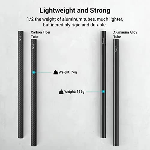 SmallRig 15mm Carbon Fiber Rods 30cm (12") Pack of 2 | Lightweight & Rigid Camera Support thumbnail 4