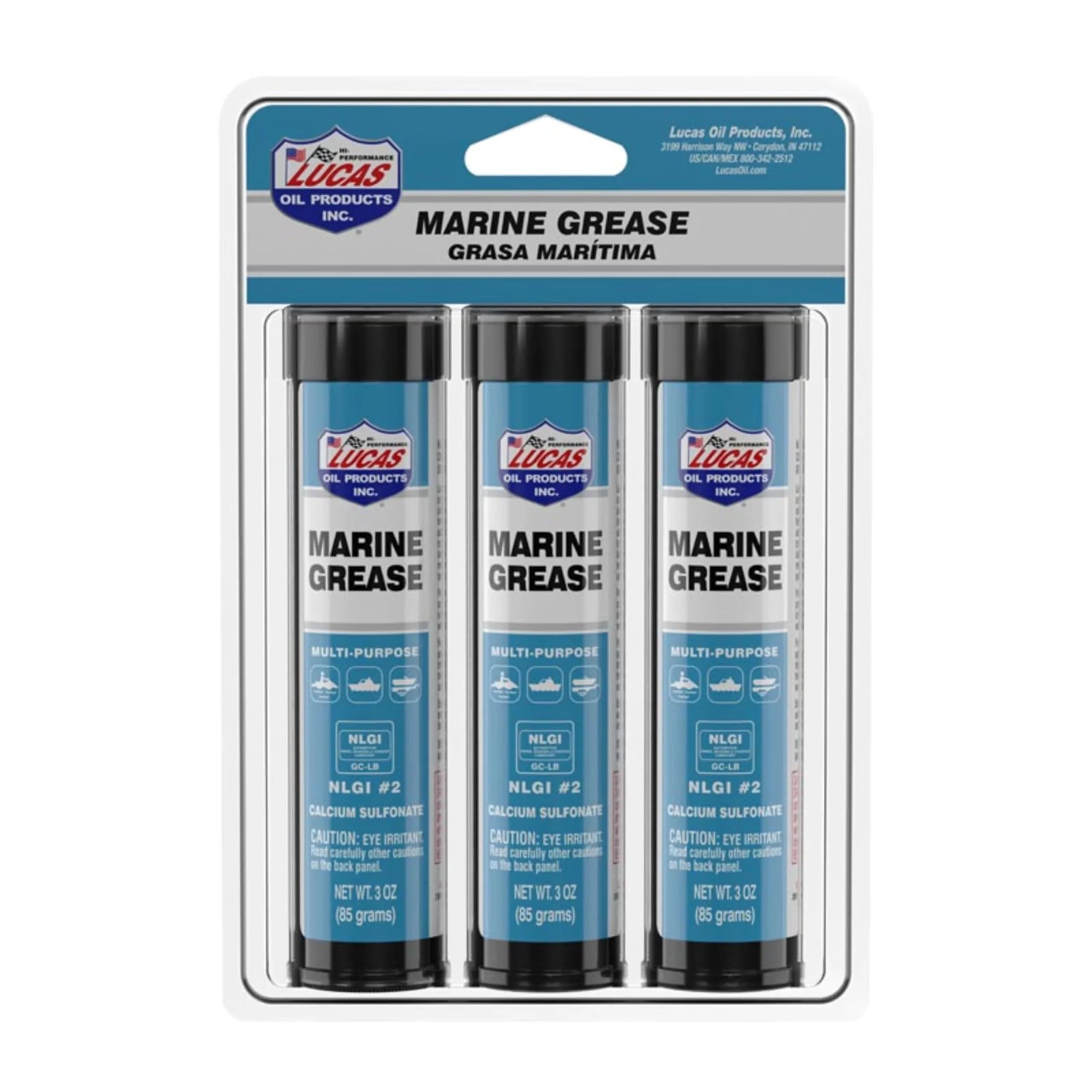 Lucas Oil Marine Grease 3 Ounce Combo Pack | Water & Saltwater Protection - main product image