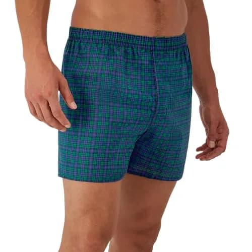 Hanes Men's Tagless Boxer with Exposed Waistband 5 Pack | Breathable Cotton-Blend Comfort thumbnail 3