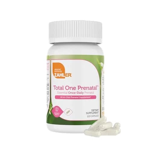 Zahler Total One Prenatal Vitamins 120 Count | Supports Mom & Baby Health thumbnail 1