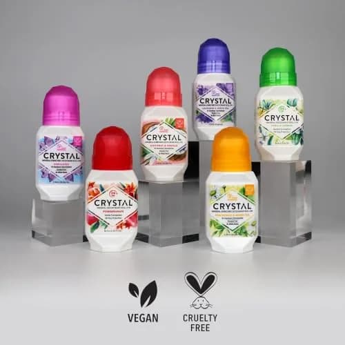 Crystal Essence Vanilla Jasmine Mineral Deodorant Roll-On 66.5ml (2.25 fl oz) | Natural Odor Protection thumbnail 5