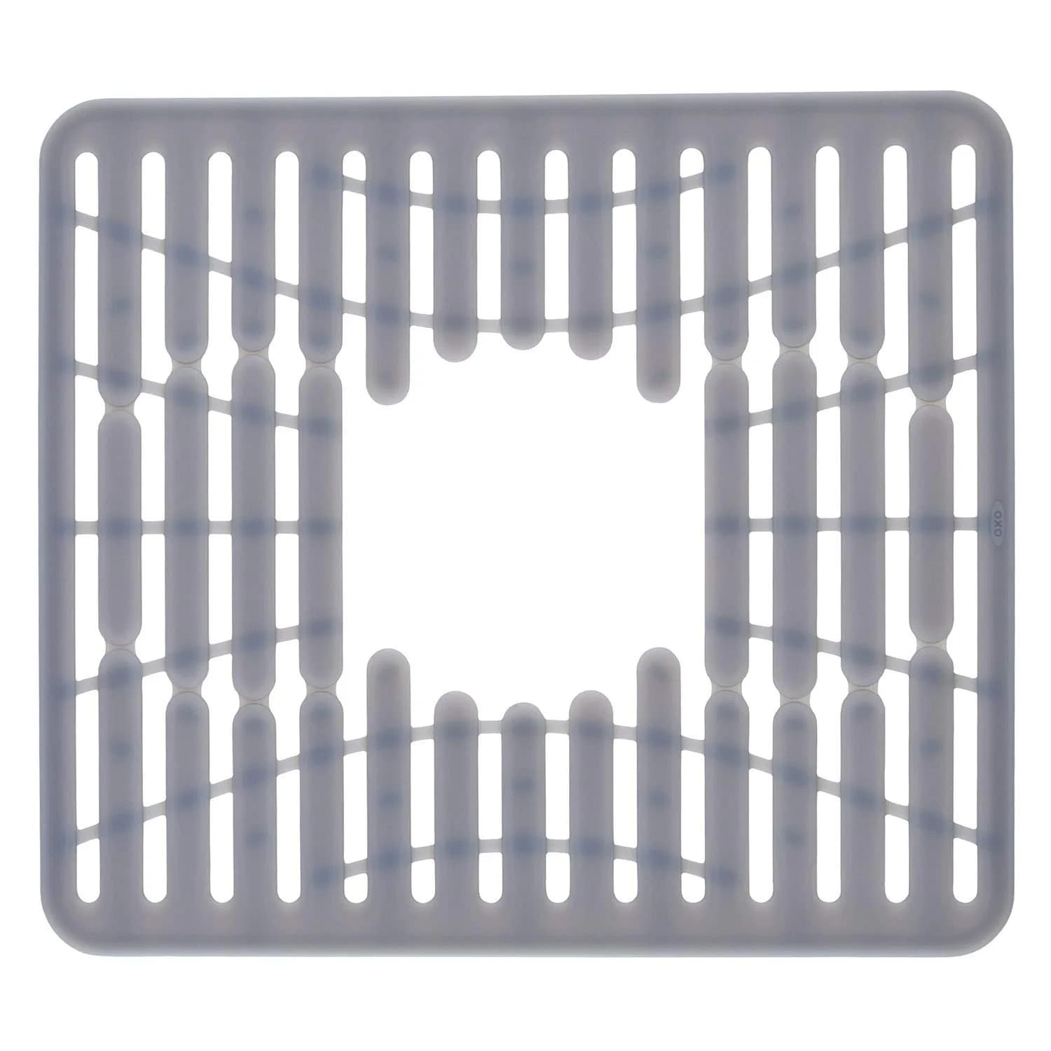OXO Good Grips Silicone Sink Mat - Small, 32.5 cm (12.75") x 28.6 cm (11.25") | Protects Sinks & Dishes - main product image