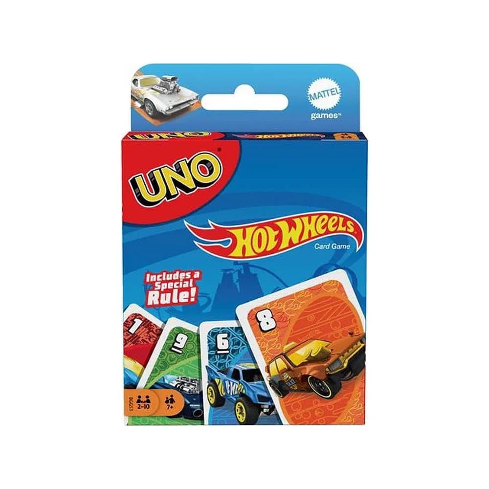 Hot Wheels UNO Matching Card Game 112 Cards | Kids & Adults Game Night Fun - main product image