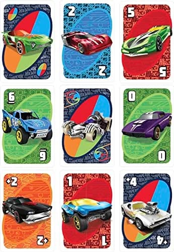 Hot Wheels UNO Matching Card Game 112 Cards | Kids & Adults Game Night Fun thumbnail 6