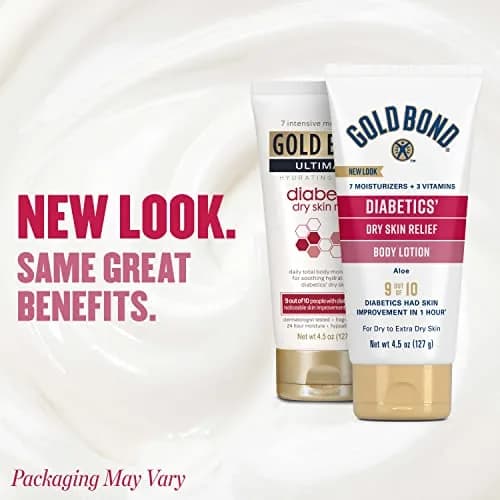 Gold Bond Diabetic Body Lotion 4.5 oz | Hydrates & Soothes Dry, Flaky Skin, Fragrance-Free thumbnail 2