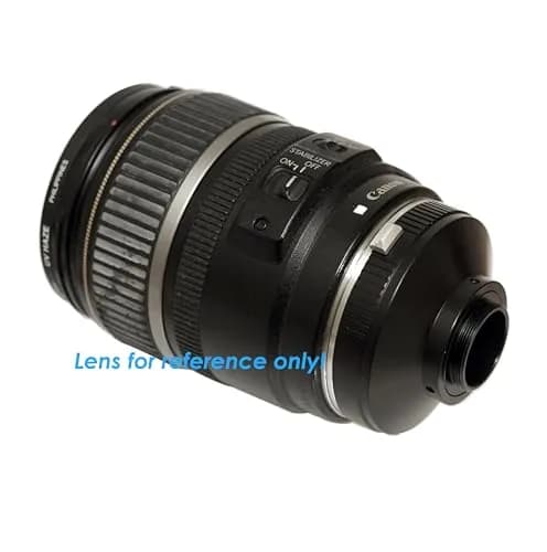 Fotasy EF to C Mount Lens Adapter | Manual Focus for DSLR, CCTV, Microscope Cameras thumbnail 7