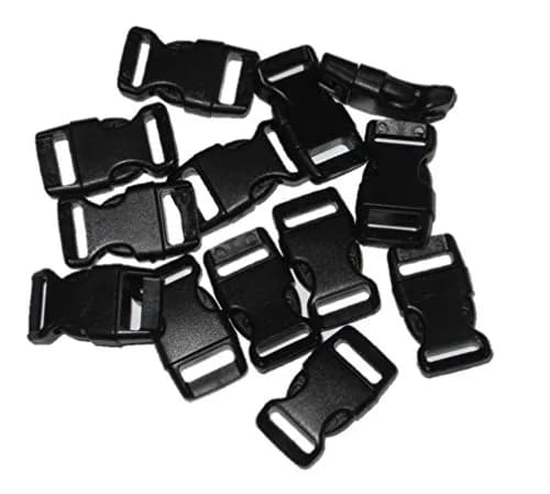 Import 1/2" Curved Side Release Buckles for Paracord Bracelets | Comfortable Fit, 5-250 Count thumbnail 3