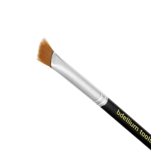 Bdellium Tools Maestro Series 732 Mascara Fan Brush - Black, 15.5 cm (6.1 inches) | Minimizes Clumping & Smearing thumbnail 4