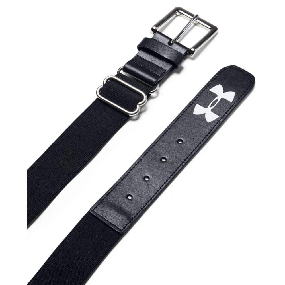 Under Armour Men's UA Baseball Belt Black 2" (5.08 cm) | Elastic Webbing with Polyurethane - main product image