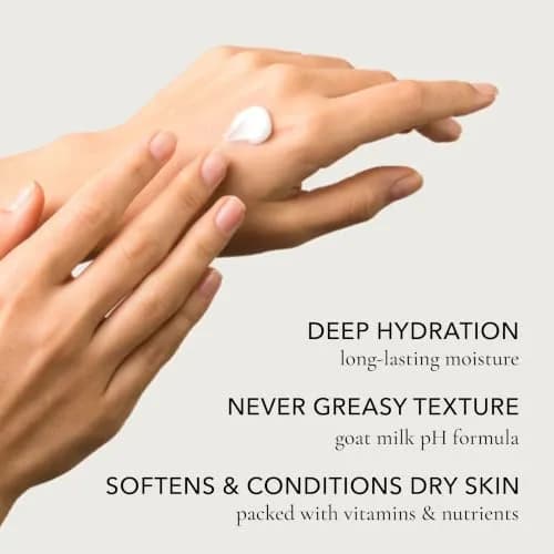 Dionis Goat Milk Hand Cream Unscented 1 oz (29.57 ml) 6-Pack | Nourishes Dry, Cracked Hands thumbnail 5