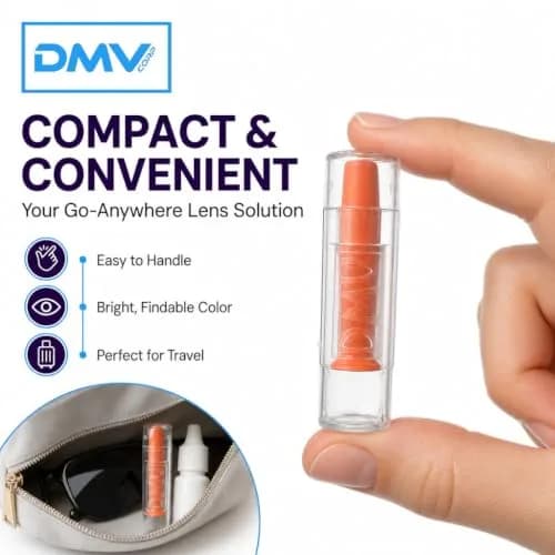 DMV Ultra Contact Lens Remover Tool Applicator Made in USA 3 Pack - Orange | Durable, Safe & Effective for Hard Lenses thumbnail 7