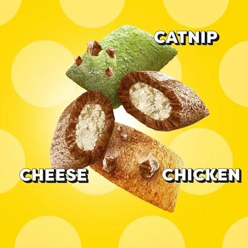 Temptations MixUps Catnip Fever Flavor Crunchy and Soft Cat Treats 454g (16 oz) | Dual Texture Catnip Treats thumbnail 3
