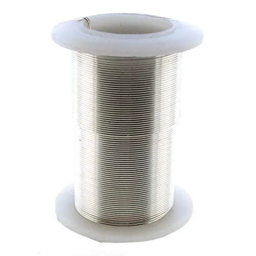 The Beadsmith Copper Jewelry Wire 20 Gauge Silver Color 13.72m (45 Ft) | Tarnish-Resistant for Crafts thumbnail 2