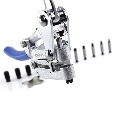 Capri Tools CP21050 Metal Hole Punch Set 16 Piece | Punch Through Thick Metal with Ease thumbnail 4