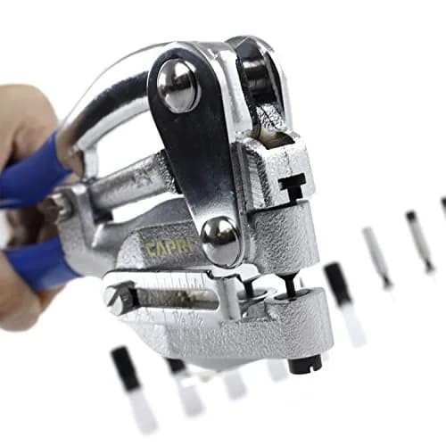 Capri Tools CP21050 Metal Hole Punch Set 16 Piece | Punch Through Thick Metal with Ease thumbnail 5