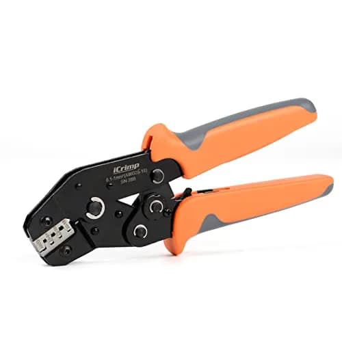 IWISS iCrimp SN-28B Crimping Tool for 3.96mm, 2.54mm, 2.5mm Pitch Connectors | High-Quality, USA Import, 20° Ratchet thumbnail 1