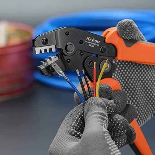 IWISS iCrimp SN-28B Crimping Tool for 3.96mm, 2.54mm, 2.5mm Pitch Connectors | High-Quality, USA Import, 20° Ratchet thumbnail 8