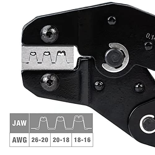 IWISS SN-48B Crimping Tool 190mm | Precise 26-16AWG Crimper for Connectors thumbnail 3