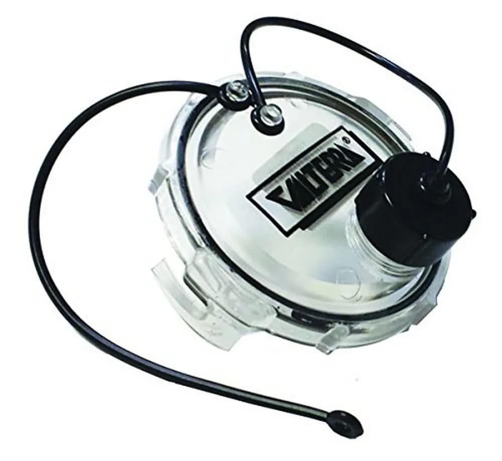 Valterra Valve T1020-1CLR 3" Clear Waste Valve Cap | Leak-Proof, USA Import — Clear
