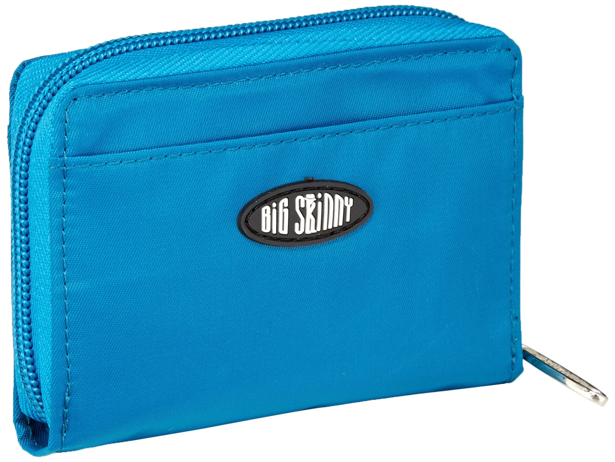 Big Skinny Polka Accordion Card Case Wallet Ocean Blue | Holds 30 Cards, Slim & Lightweight - main product image