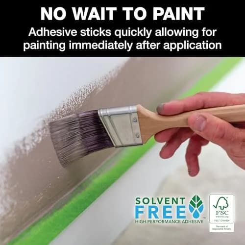 FrogTape Multi-Surface Painter's Tape with PAINTBLOCK, 1.41 in x 60 Yds | Sharp Edges & Clean Removal thumbnail 4