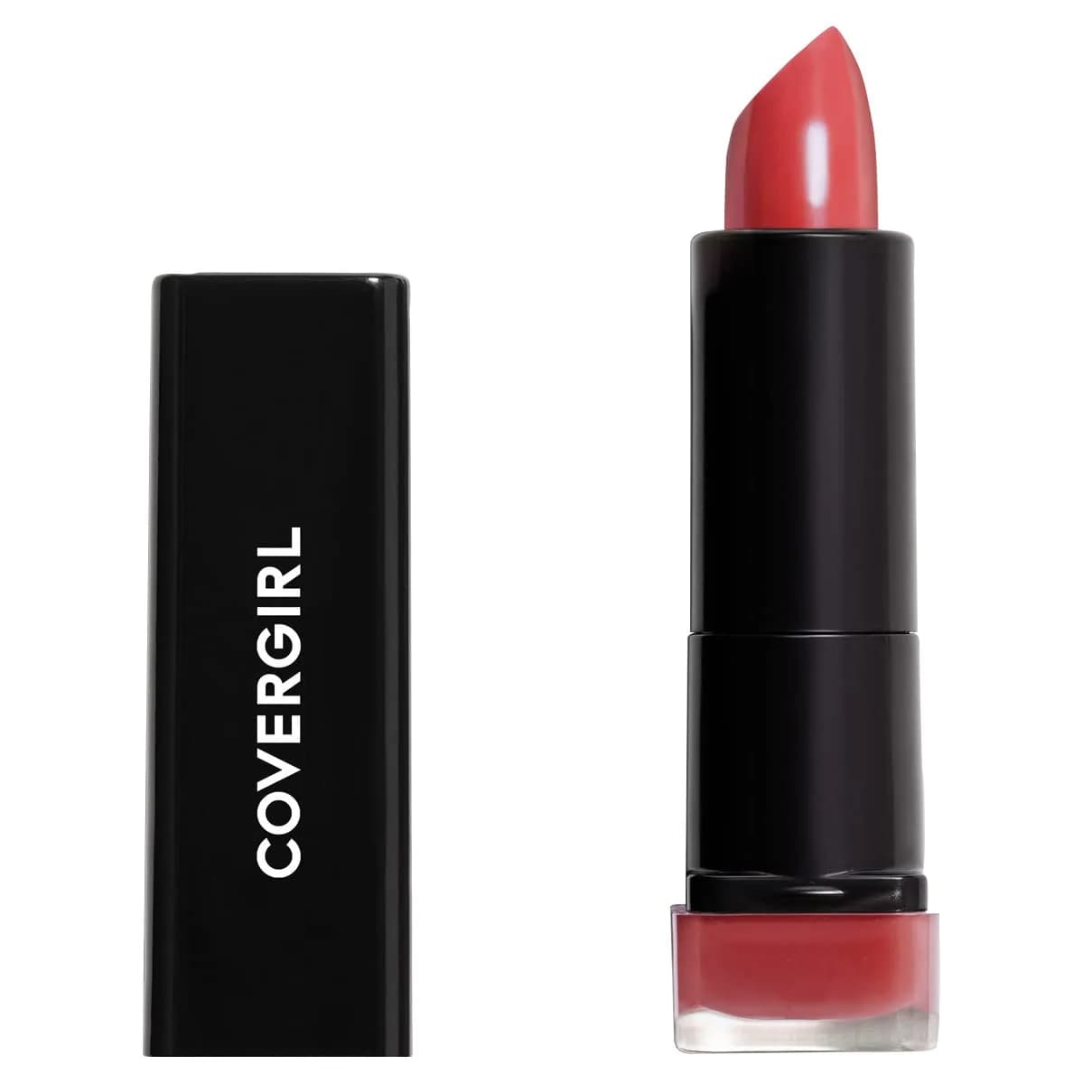 COVERGIRL Exhibitionist Cream Lipstick, Peach High, 3.4g (0.12 Oz) | Long-Lasting Color with Shea Butter & Coconut Oil — HOT