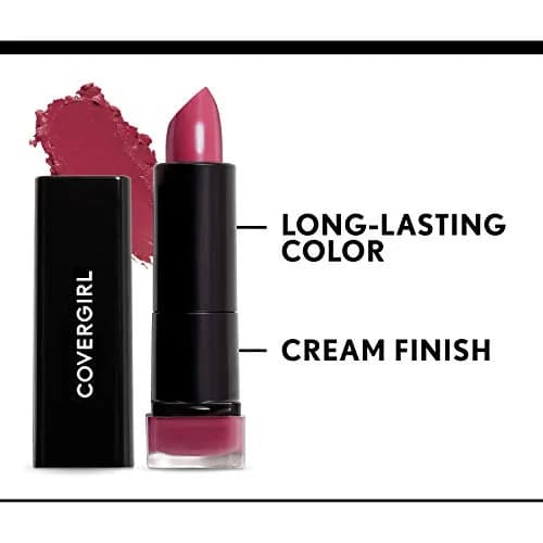 COVERGIRL Exhibitionist Lipstick Cream, Seduce Scarlet 310, 3.5 g (0.123 oz) | Creamy, Moisturizing Lip Color thumbnail 2