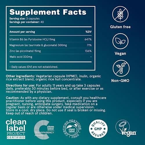 Puori M3 Magnesium Complex Supplement for Men & Women - 240 Vegan Capsules | Supports Energy & Muscle Function thumbnail 8