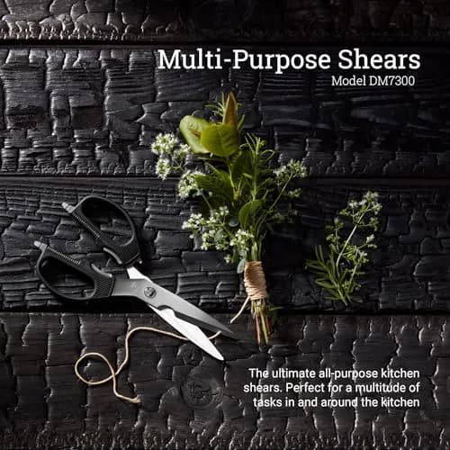 Shun Multi Purpose Kitchen Shears | Durable 3.5 Inch Stainless Steel Blades, Detachable for Easy Cleaning thumbnail 2